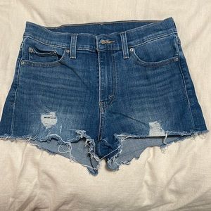 Levi’s blue denim shorts